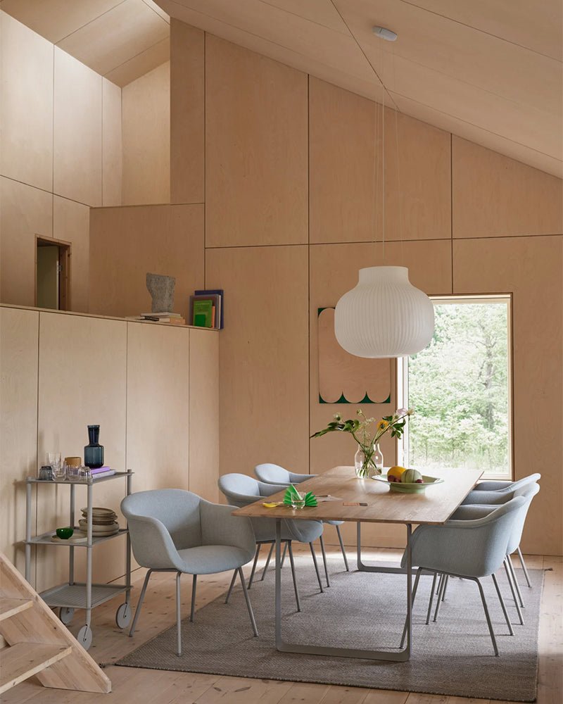 Flow large - Light gray trolley - Perforated metal